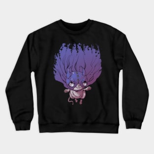 Kitty Cat Wearing a Mask and Cape Crewneck Sweatshirt